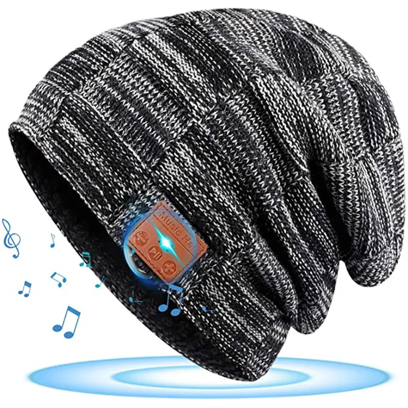 Bluetooth Music Knit Hat Call Listening To Songs Plus Cashmere