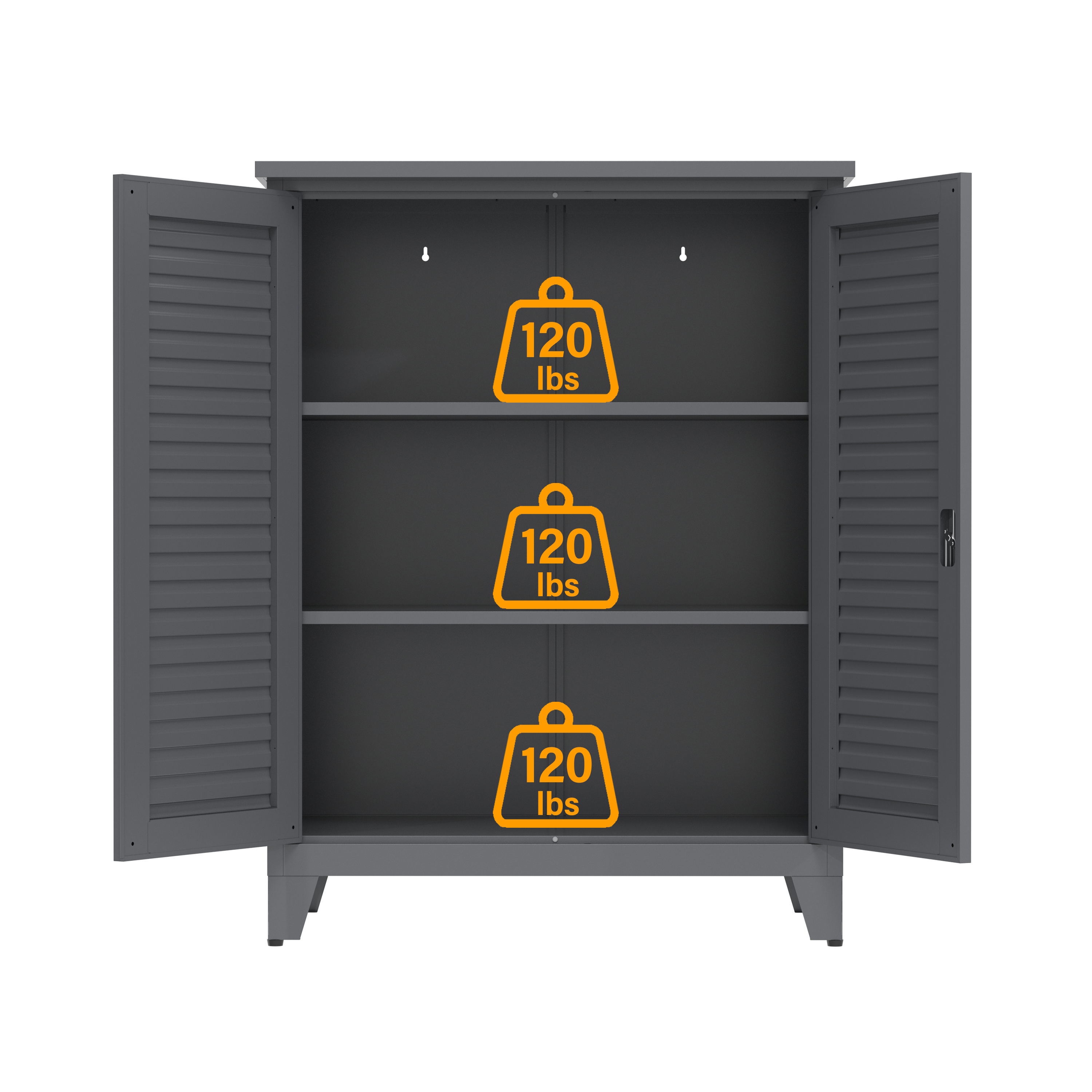 47'' Tall Metal Tool Storage Cabinet β photo 8