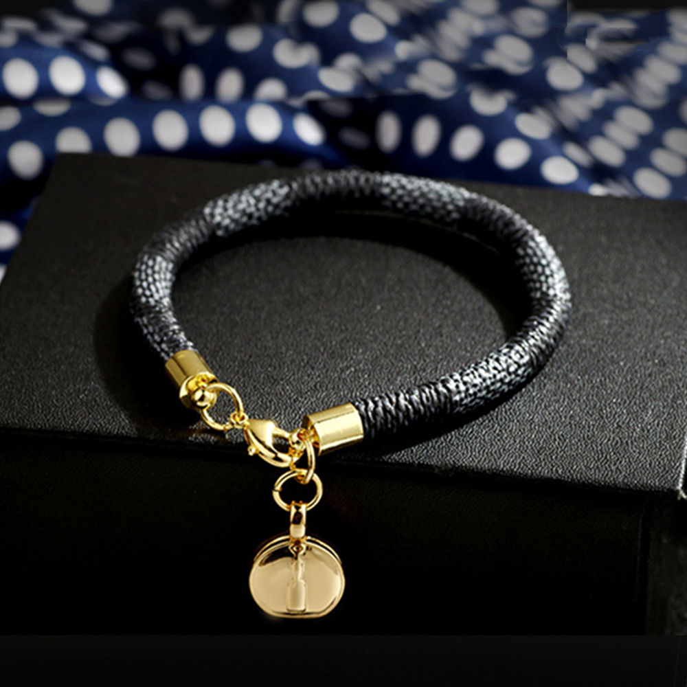 Fashion Trendy Striped Bracelet Mini Bag Pendant