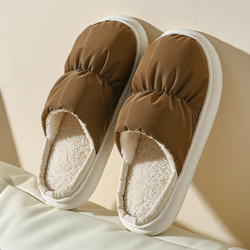 Wear Padded House Slippers With Thick Soles Brown - Shop at LoveMi