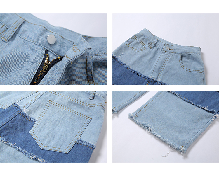 Title 3, Vintage contrast high-rise jeans