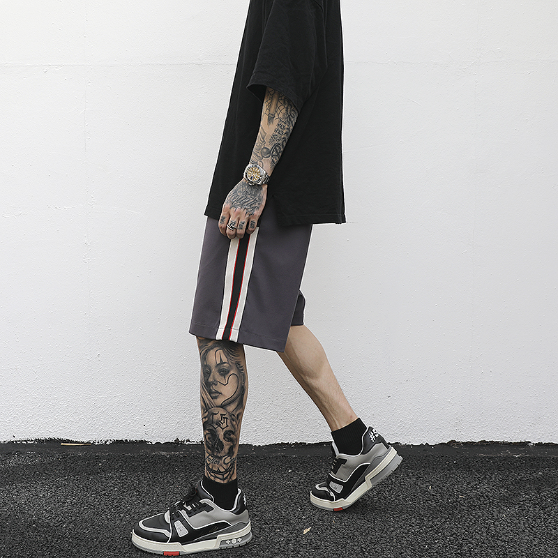 Side Webbing Panelled Track Shorts - Image 3