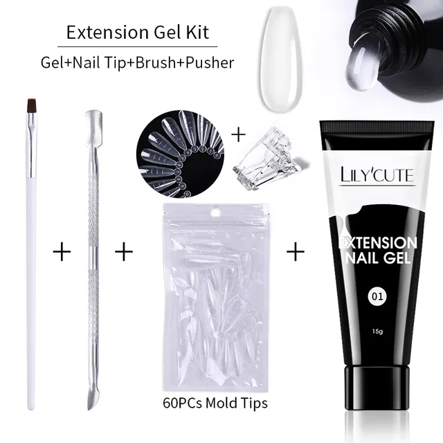15ml Nail Extension Gel Kit Stea1 - Shop at LoveMi