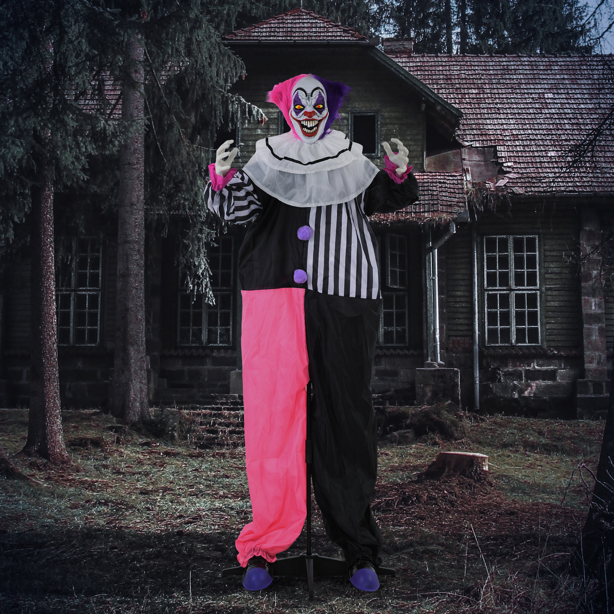 56 horror laughing j oker halloween electronic animation