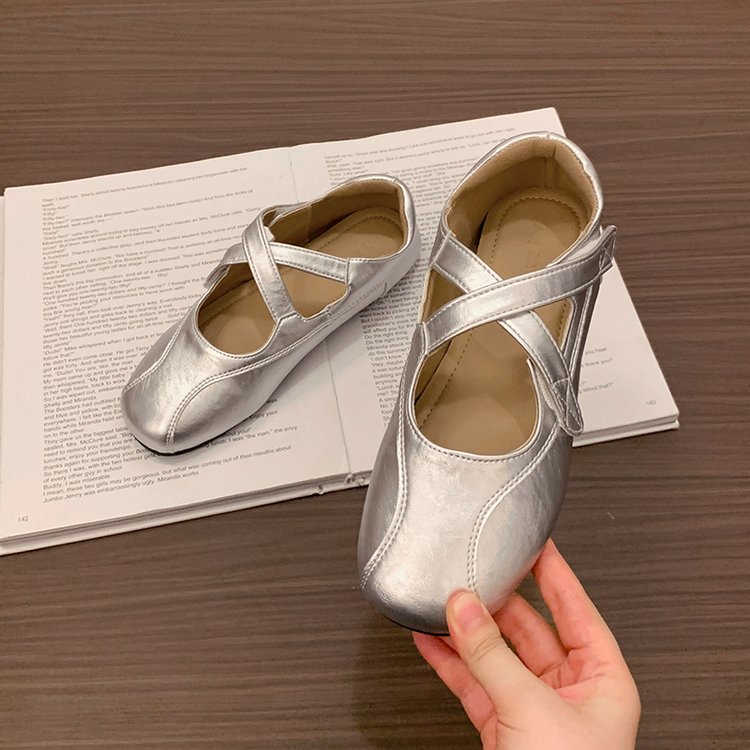 Crisscross Strap Mary Jane Flats, picture 3 of 3