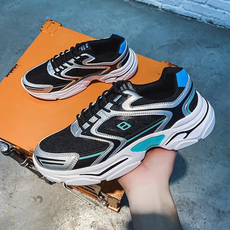 Mesh Hong Kong Style Sports Old Fashion Shoes