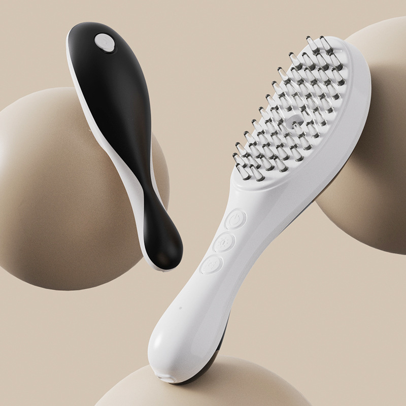 Electric Scalp Massage Comb With Red Light Therapy & Spray, Meridian Head Massager For Hair Care & Scalp Relaxation 3