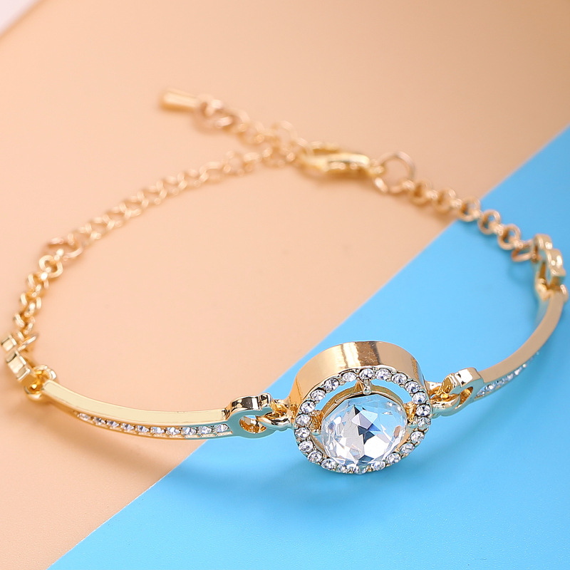 Heart Of The Ocean Bracelet For Women Zircon Crystal