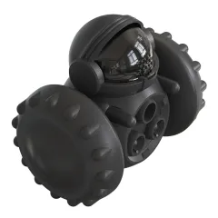 Interactive Dog Treat Leaking Toy For Small Large Dogs Puzzle Tumbler Funny Slow Dispenser Puppy Balance Car Pet Toys - Black - View 1
