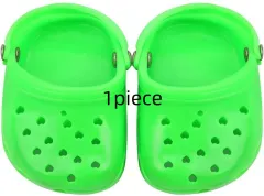 Dog Hole Shoe Wear-resistant Silicone - Green - View 1