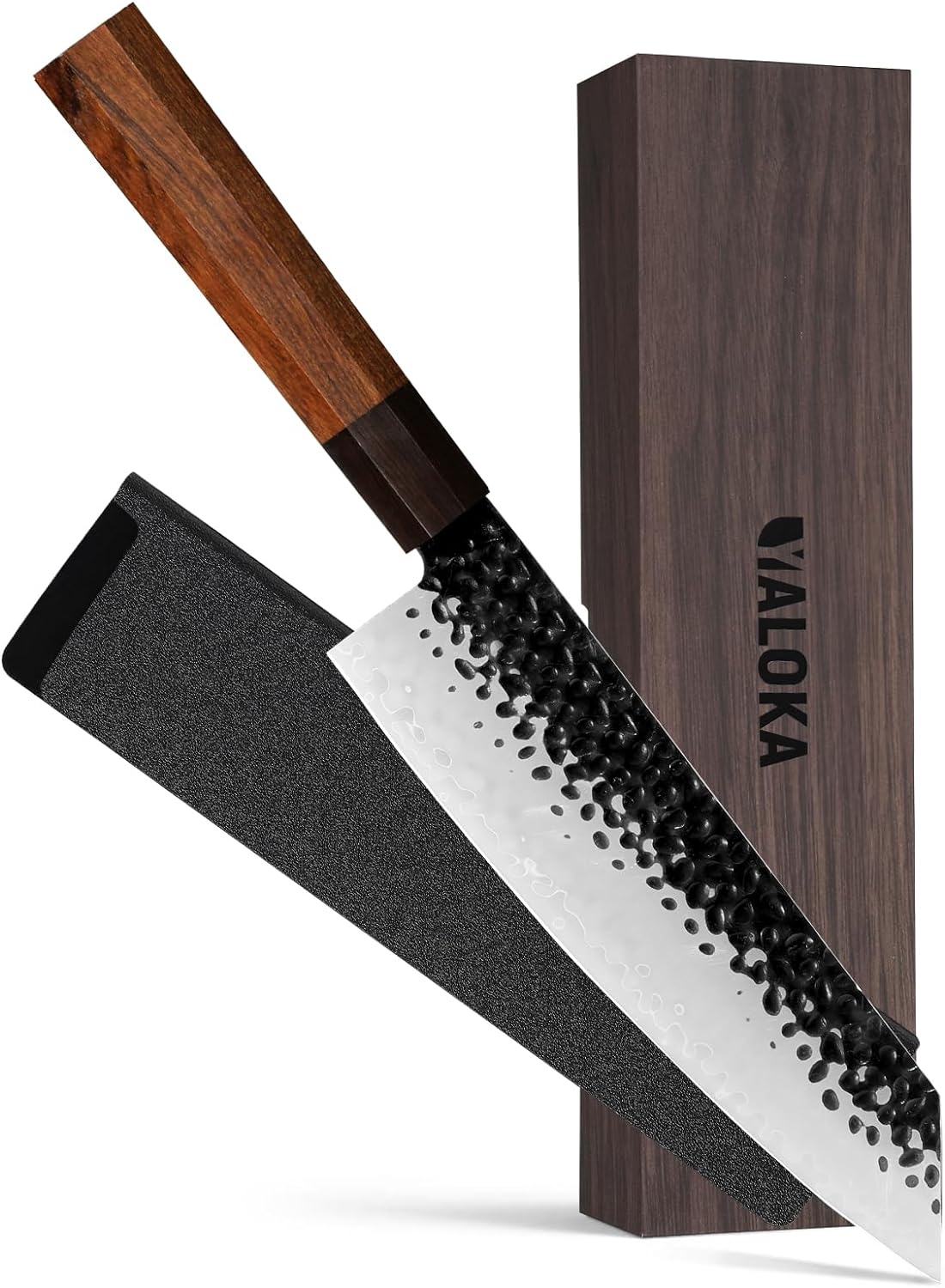 8 Inch Gyuto Chef Knife - Japanese Steel. A Breathtaking Blade. Comfortable Touch. Super Sharp Japanese Knife. Perfect Cooking Cookware Gift. Yaloka Promise. Cannot be sold on Amazon!