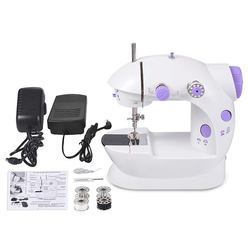 Electric Sewing Machine Portable Mini 12 Stitches Pedal Household For Beginner — image 8