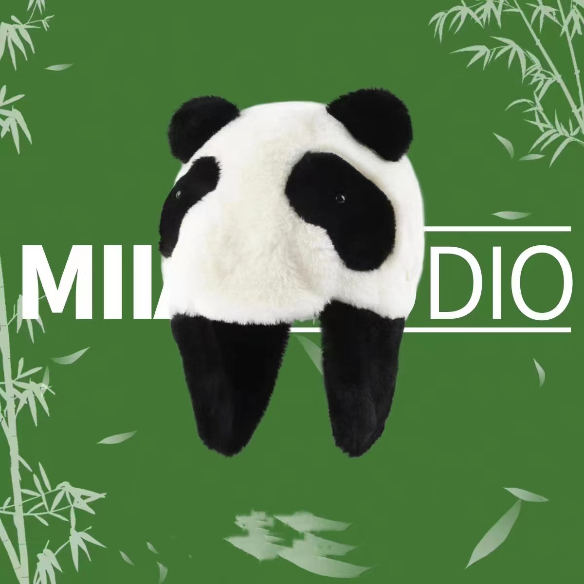 Cute And Cute Main Plush Panda Warm Hat