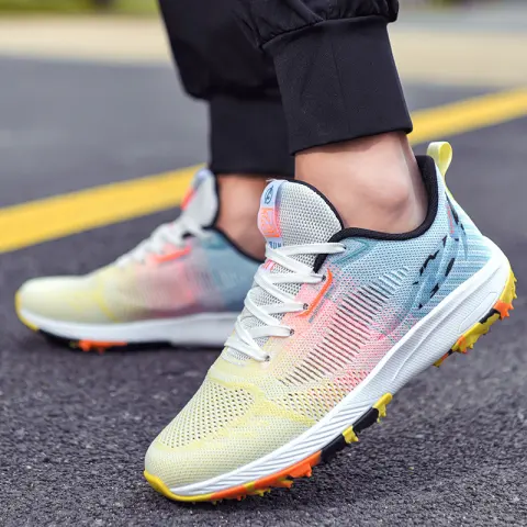 Men's and Women's Training Sneakers Spring Mesh Cloth Surface