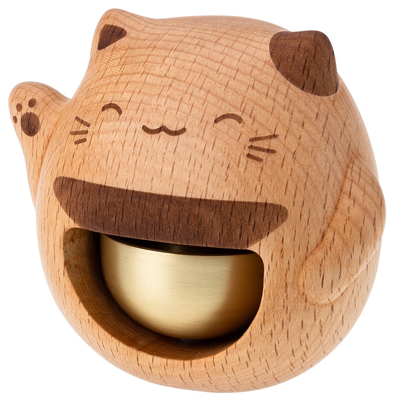 Door-type Lucky Cat Wind Chimes Brass Bell (Lucky Cat