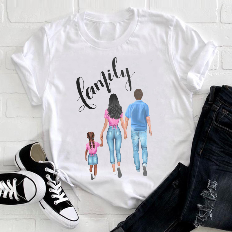 Title 8, Summer Mother Family Of Four Family Wear Parent...