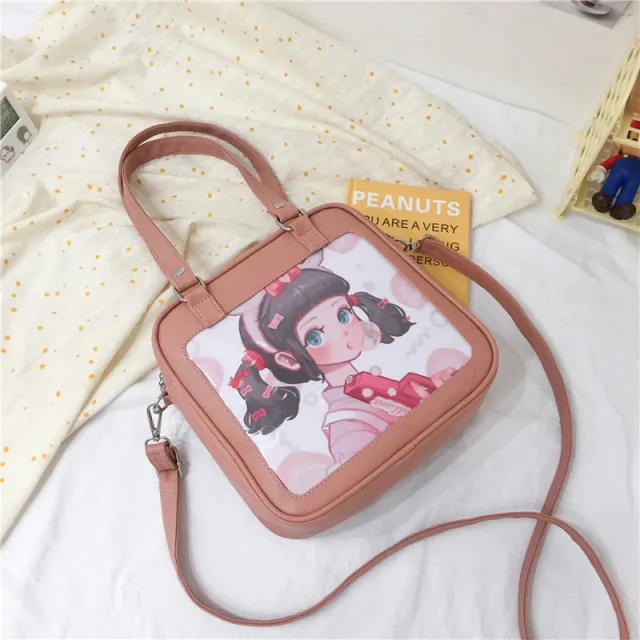 Women's Fashion Casual Tote Shoulder Bag Pink - Shop at LoveMi