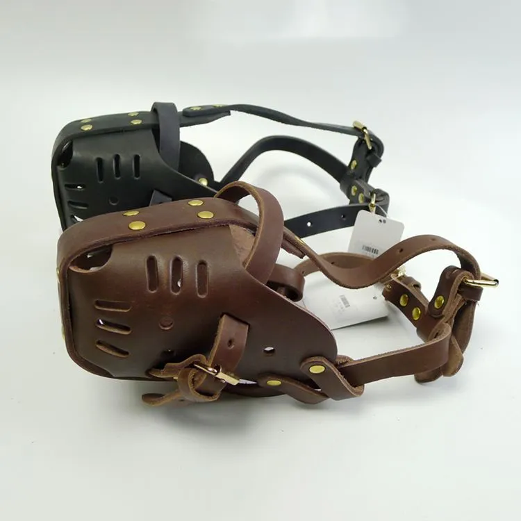 Cowhide Dog Muzzle Medium And Large Horse
