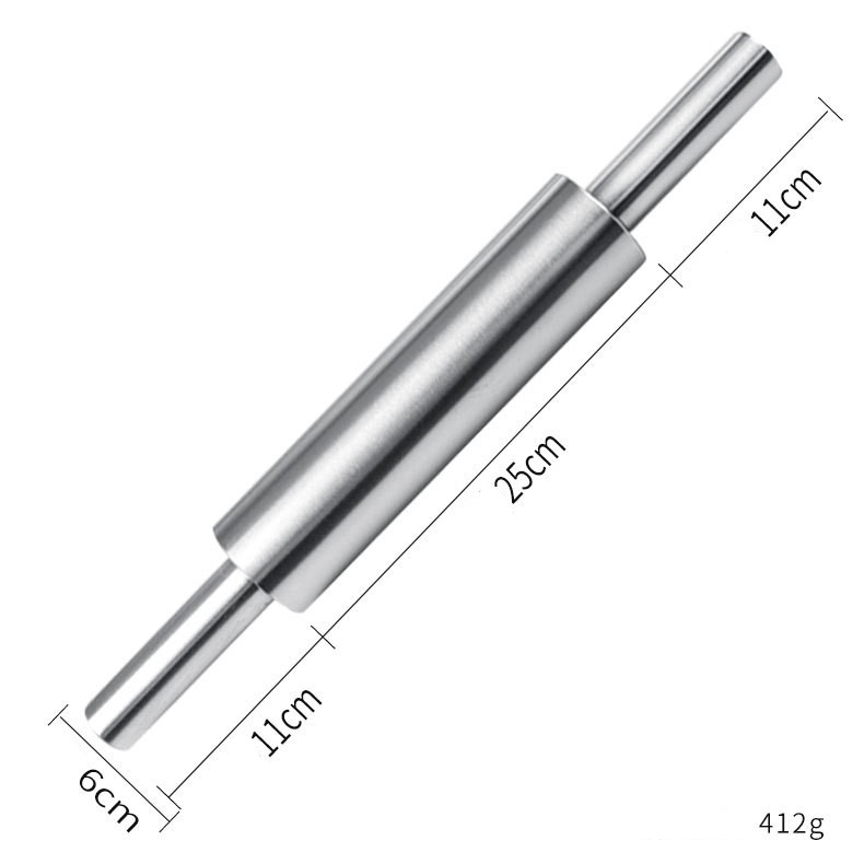 Household Non-stick Rolling Pin Stainless Steel Rolling Pin