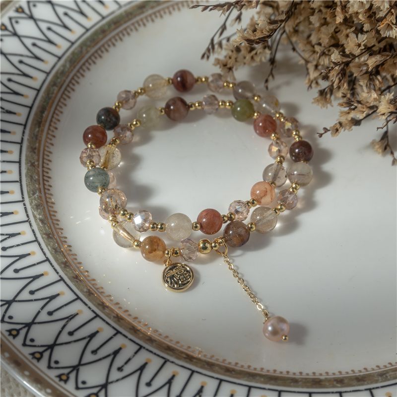 Crystal Bracelet SweetDouble Layer