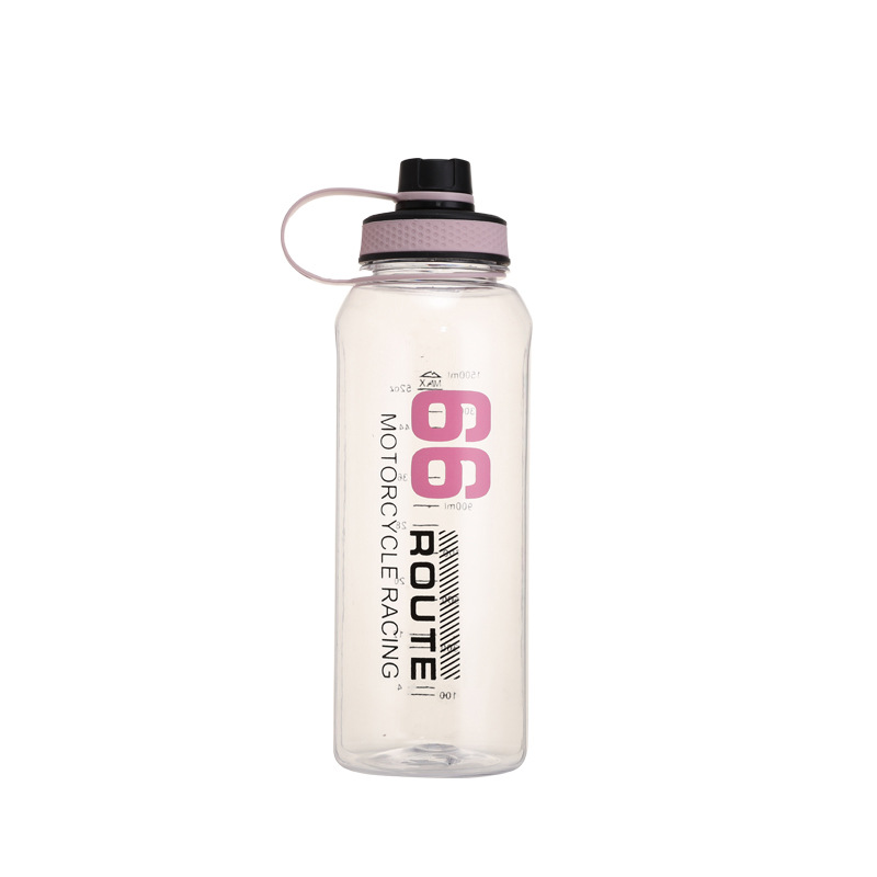 Large Capacity Travel Water Bottle Transparent Plastic Water Cup - Picture 7 of 7