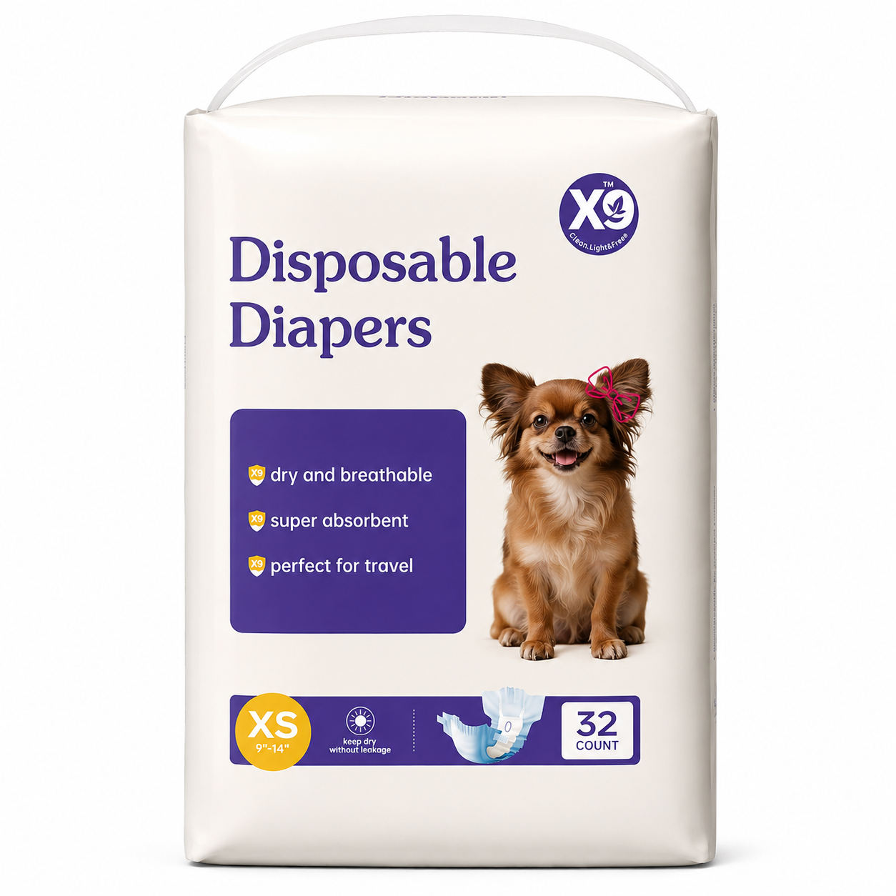 Disposable Female Dog Diapers 7