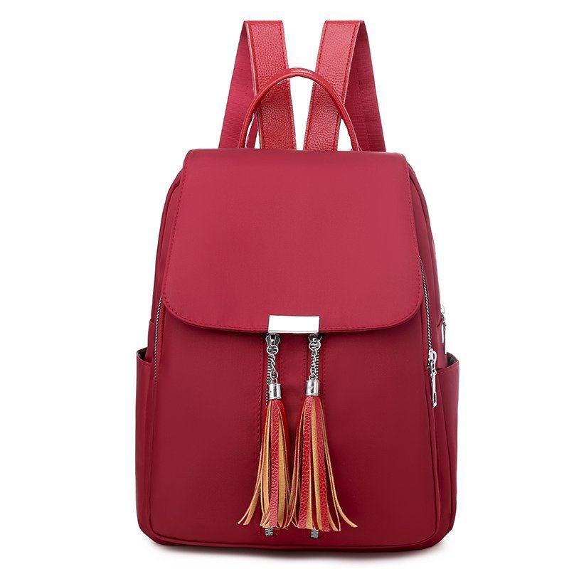 Title 2, Mochila Feminina Oxford com Tassel Grande Capac...