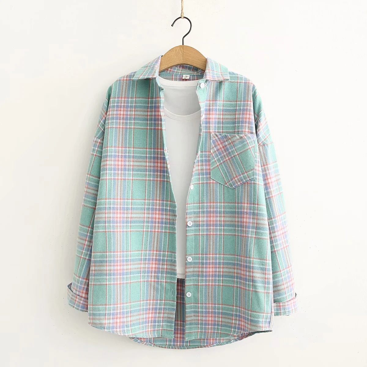 Title 5, New Loose Long-sleeved Bottoming Shirt Jacket