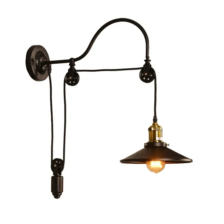 Aisle Wrought Iron Bedside Decoration Retro Industrial