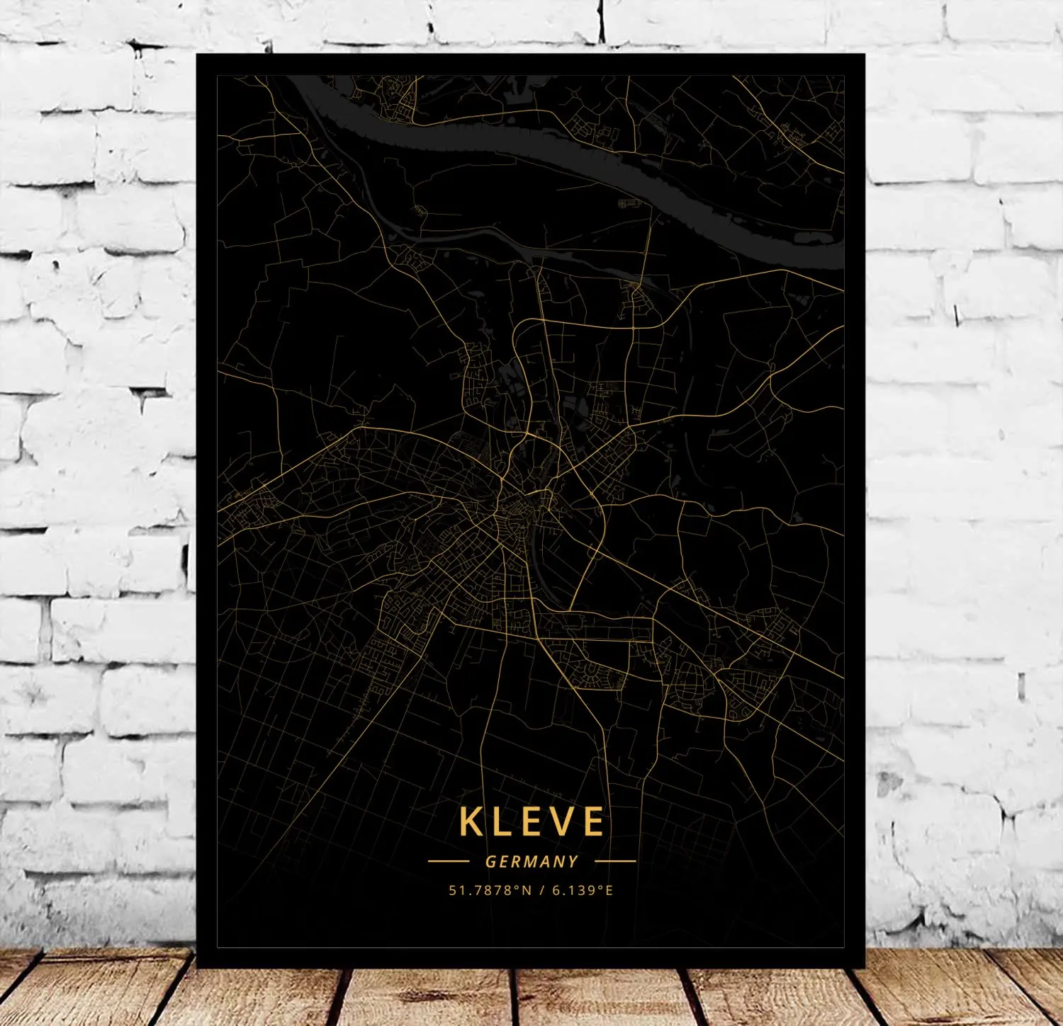 German City Poster Home Decor Art Canvas