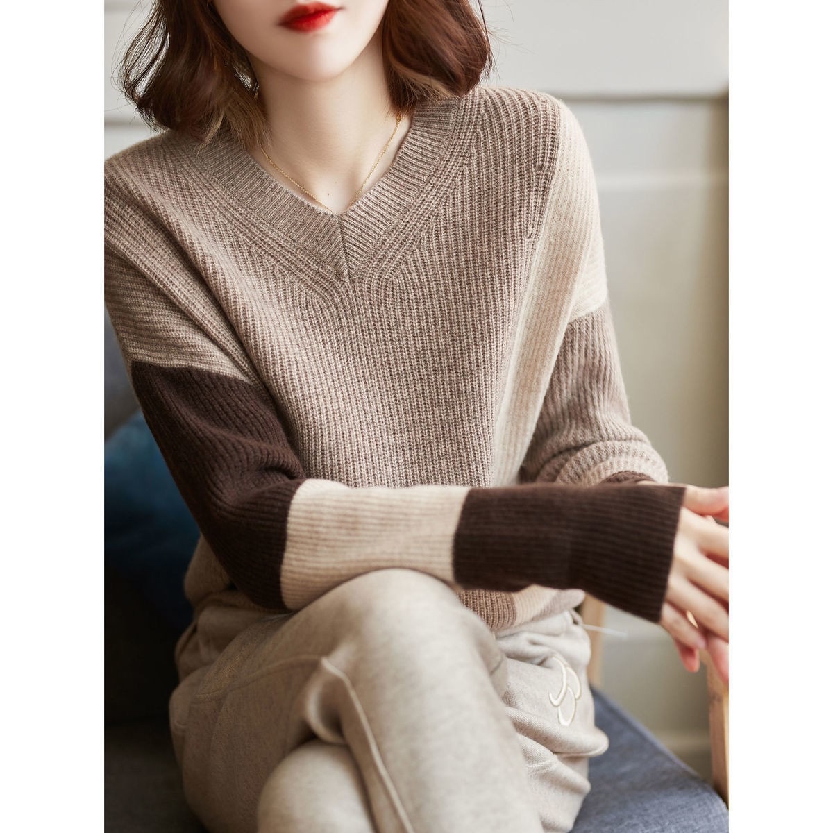 Women's Loose Lazy Pullover Sweater