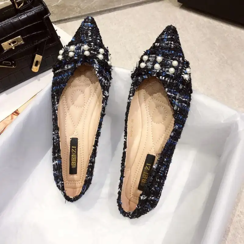 Fairy Gentle Flat Shallow Mouth Small Fragrant Style Single Shoes