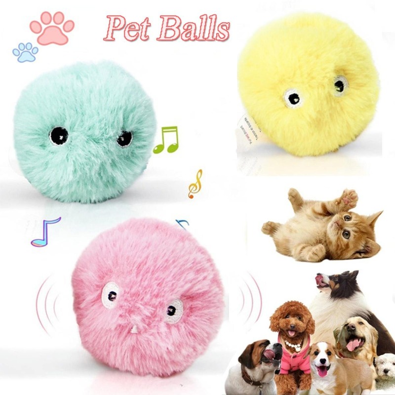 Summon Cat And Dog Toy Ball Interactive Gravity Ball Pet Supplies Cat Toy Bird Call Ball To Attract Pets