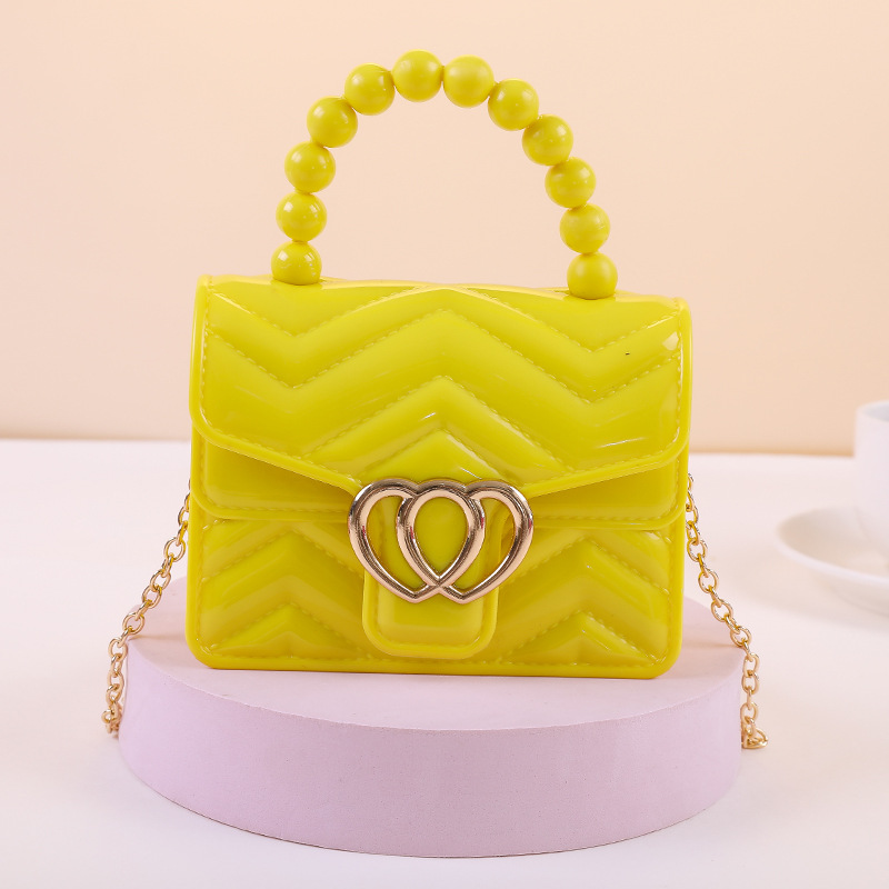 One Shoulder Messenger Mini Chain Key Pearl Jelly Bag — foto 15