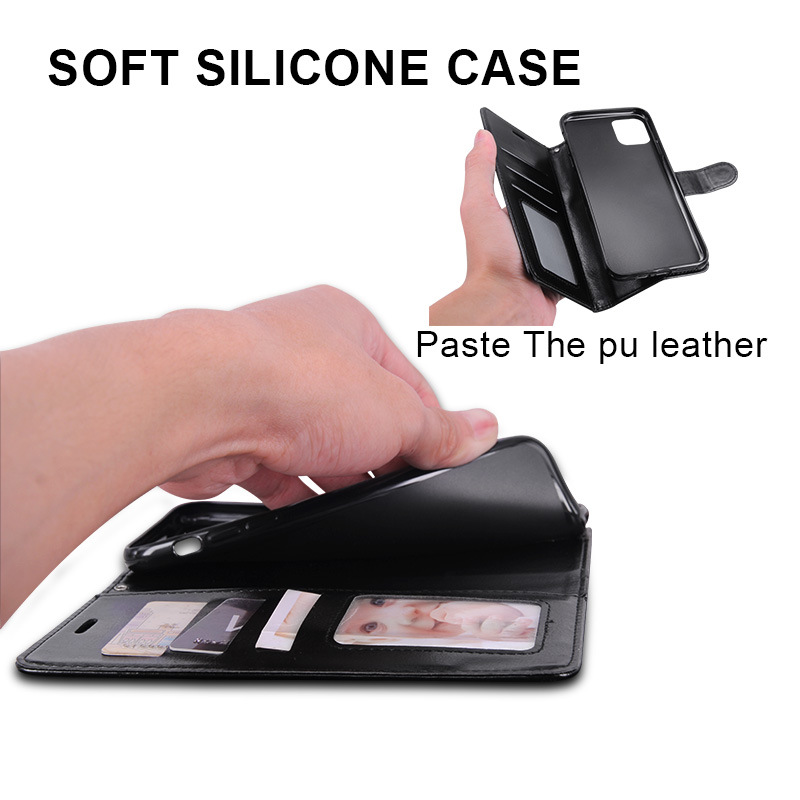Pattern Frame Crystal Card Protection Phone Case - Image 2