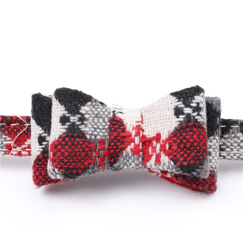 Bow collar Red