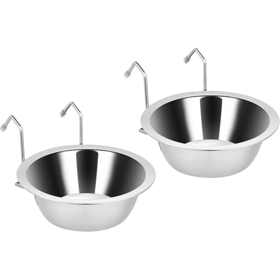 Kennel Water Bowl Hanging, Stainless Steel Puppy