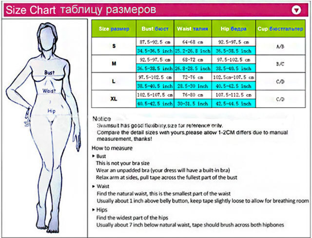 Title 1, Horizontal chest bikini