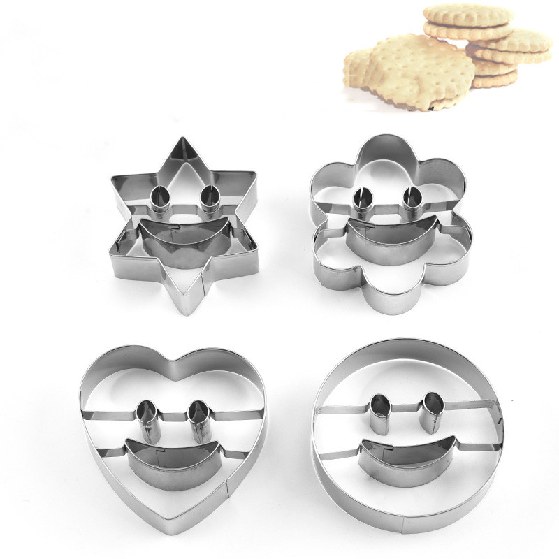 Title 1, Stainless Steel Bakery Biscuit Cutter Set