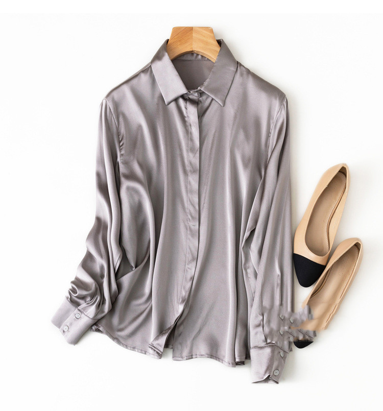 Title 5, Silk Stretch Plain Crepe Satin Simple Light Lux...