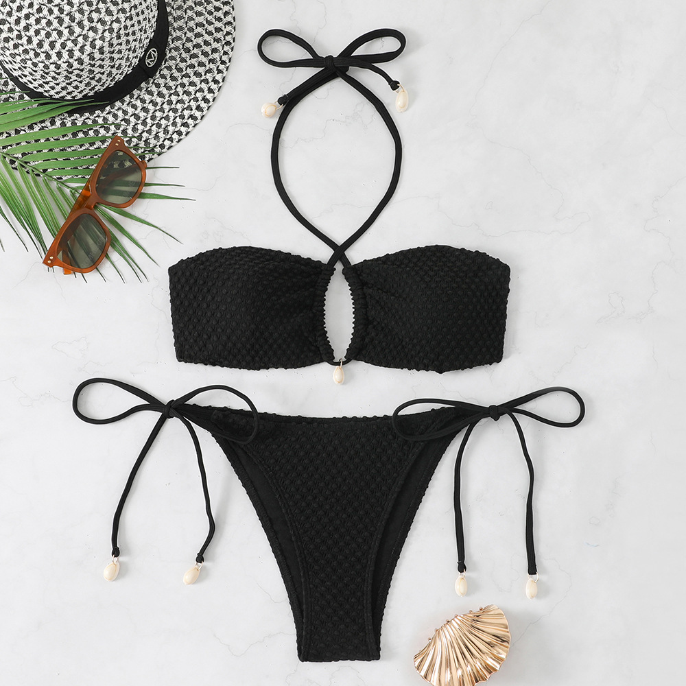 Split Skirt Triangle Swimsuit Women's Bikini