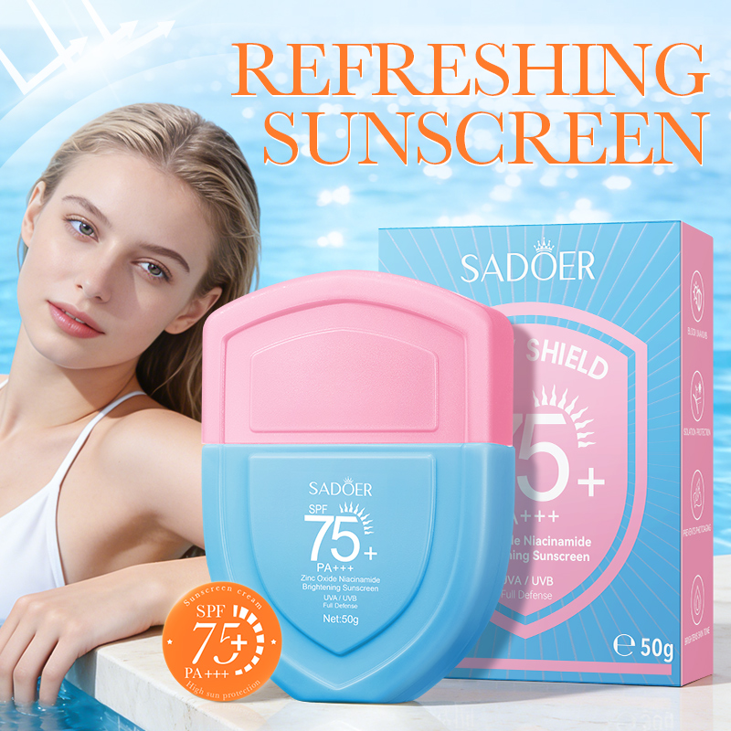 SADOER Zinc Oxide Niacinamide Brightening Sunscreen 50g — foto 4