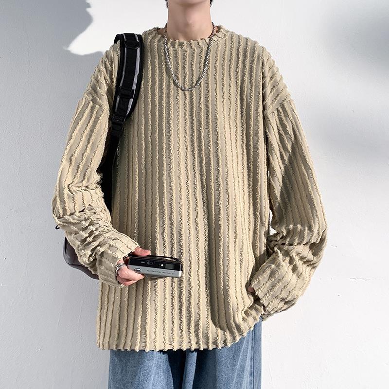 Title 3, Autumn Ruffled Striped Long Sleeve