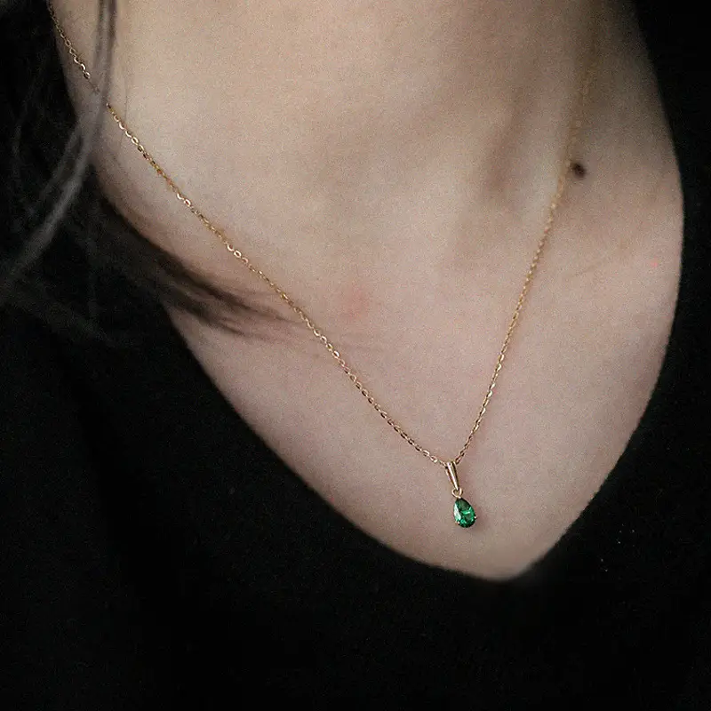 Small Drops Of High Grade Feeling Pendant Collarbone Chain