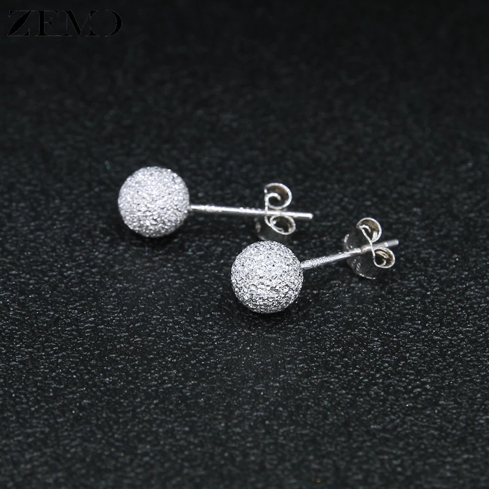 Title 4, S925 Silver Bean Ear Studs Women