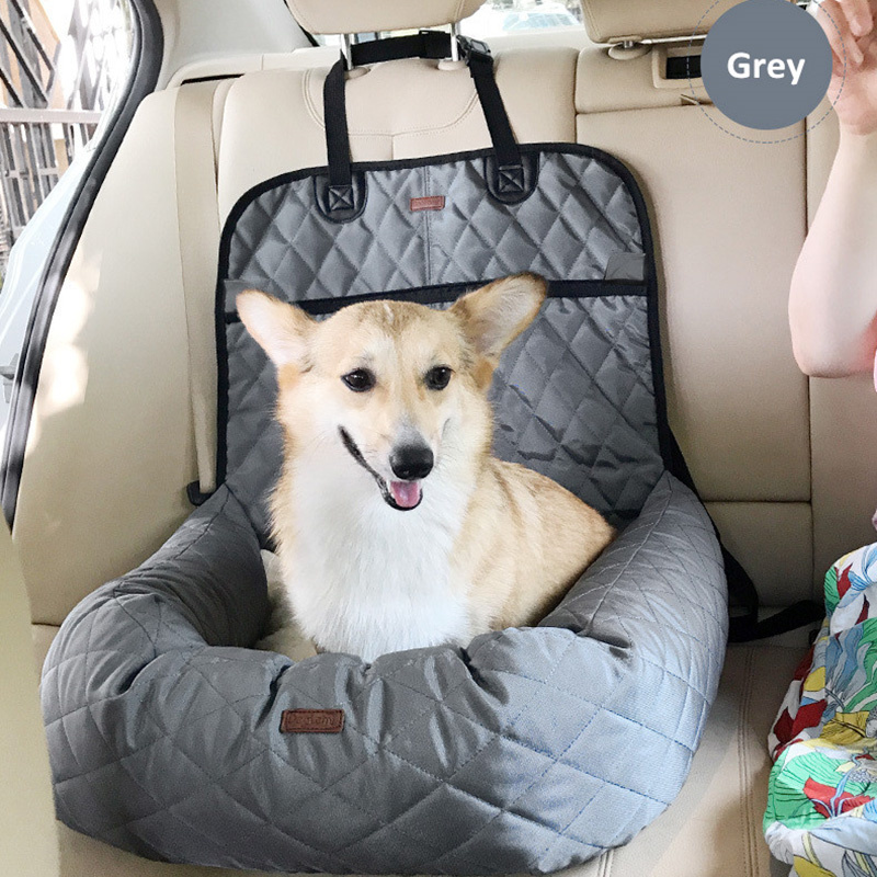 Title 4, 2 in 1 Pet Dog Carrier Folding Car Seat Pad Thi...