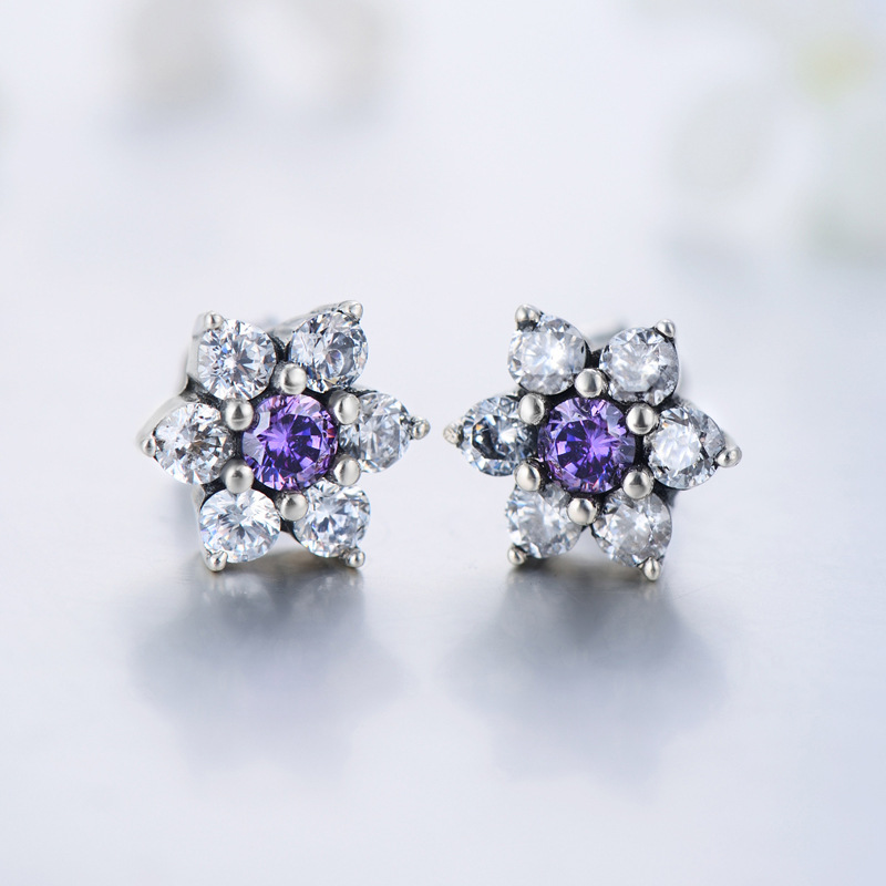 Chic Women's Zircon Diamond Earrings