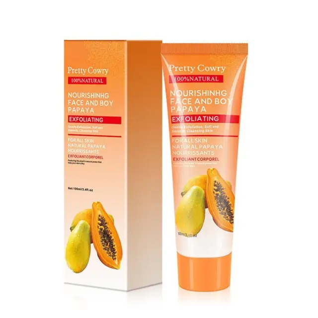 Cucumber Coconut Papaya Facial Exfoliating Gel Cream Body Cleansing Pawpaw - Shop at LoveMi