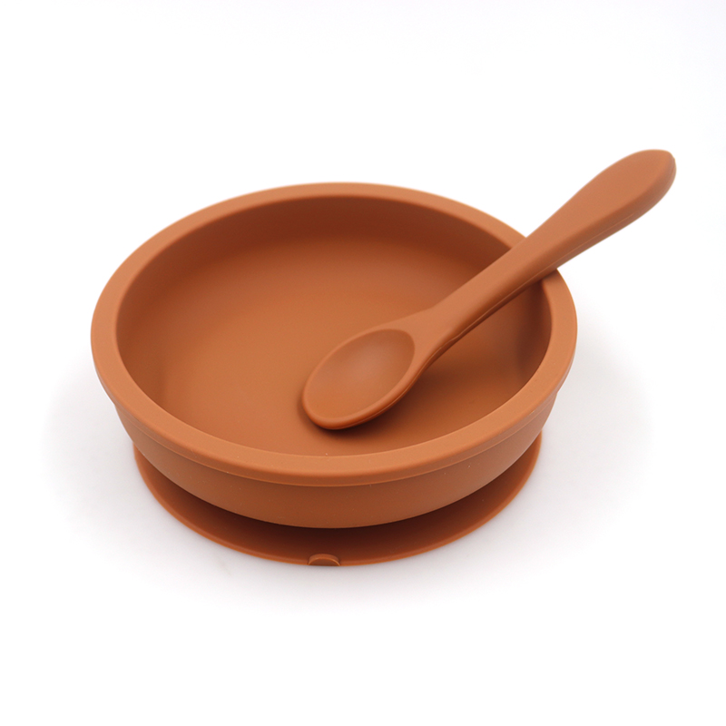 ab2dc3ed e065 46bf 9aea 84ae200f24e5 - Baby Round Shatter-resistant Silicone Suction Cup Complementary Food Bowl