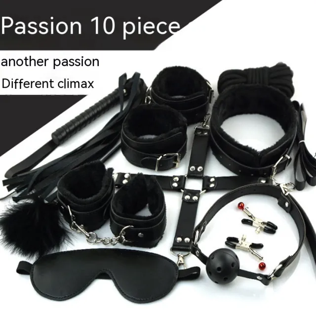 Personalized Toy Binding Leather Set Black - Shop at LoveMi